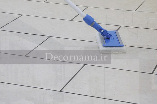 تمیز کردن سطح سرامیک برای نصب پارکت