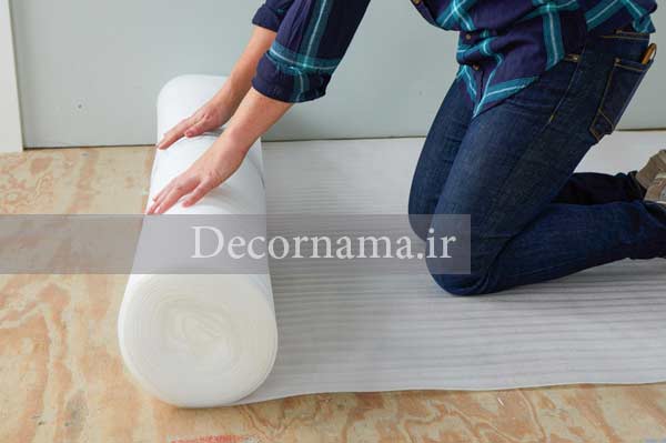 آماده سازی سطح زیرین پارکت لمینت
